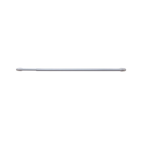 Kit de 2 barres plates diam. 7-9 mm blanc mat 50-80 cm métal