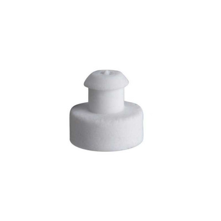 Lot de 10 patins Barre de Vitrage 10 mm plastique Blanc - 