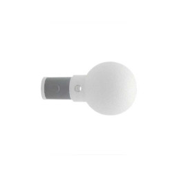 Lot de 2 embouts blanc mat cosy pour Barre de vitrage diam.8/10 mm - 