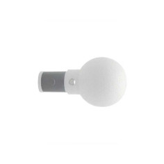 Lot de 2 embouts blanc mat cosy pour Barre de vitrage diam.8/10 mm - 
