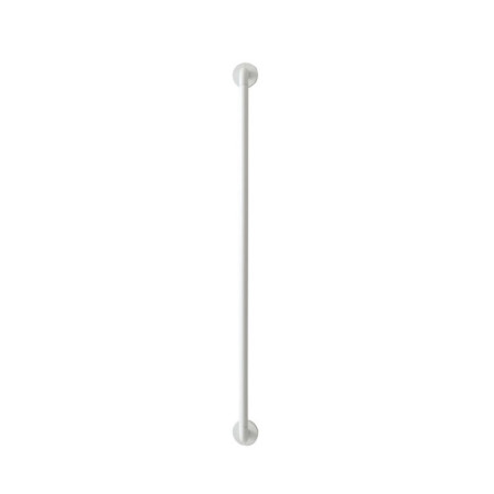 Tringle a rideau curve diam.10 mm blanc mat 40 a 70 cm - 