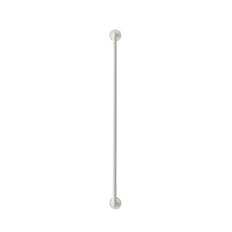 Tringle a rideau curve diam.10 mm blanc mat 40 a 70 cm