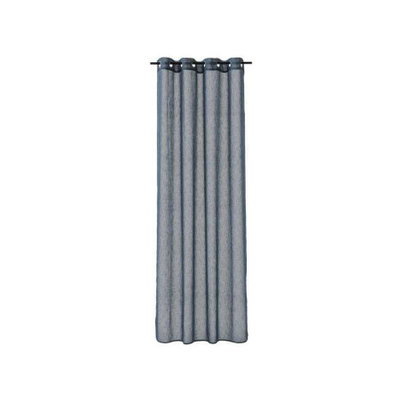 Voilage Giani, bleu baltique l.140 x H.240 cm