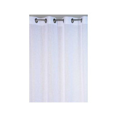 Voilage tamisant Kaolin blanc l.150 x H.240 cm - 