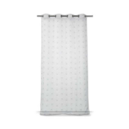 Voilage tamisant, Kita blanc/Argent L.140 X H.260 cm