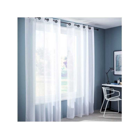 Voilage tamisant, Linette blanc L.145 X H.240 cm