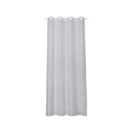 Voilage transparent en viscose, OSAKI , l.140 x H.280 cm blanc