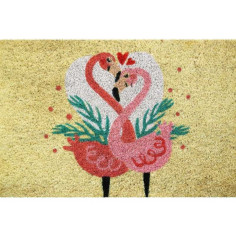Paillasson coco multicouleur l.40 cm x L.60 cm - 