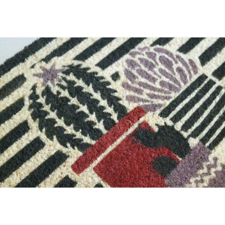 Paillasson coco multicouleur l.40 cm x L.60 cm - 