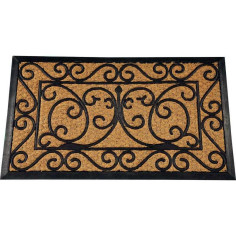 Tapis 40X60Cm Cuba Coco/Caoutchouc Rectangulaire Volute - 