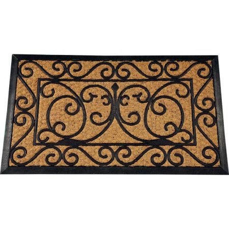 Tapis 40X60Cm Cuba Coco/Caoutchouc Rectangulaire Volute - 
