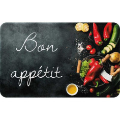 Tapis de cuisine 50 x 80 cm bon appetit - 