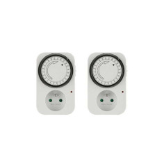 Lot de 2 programmateurs jour mécanique