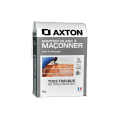 Mortier à&nbsp; maçonner blanc 10 kg - 
