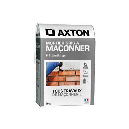 Mortier à&nbsp;Â&nbsp; maçonner gris 10kg - 