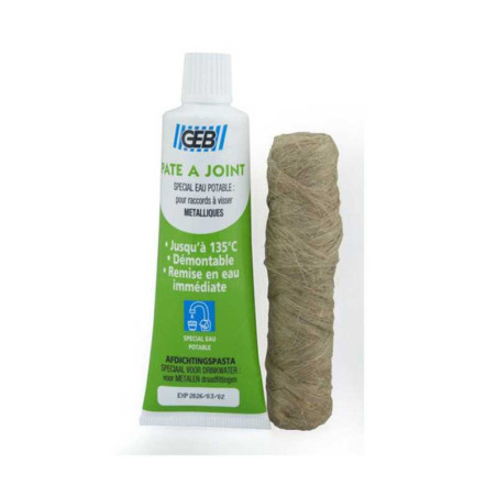 Kit d'étanchéité pâte à&nbsp; joint spécial eau et filasse