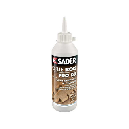 Colle à&nbsp; Bois Progressive Pro D3 Sader, 250G