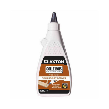 Colle à&nbsp;bois intérieur biberon axton 500g - 