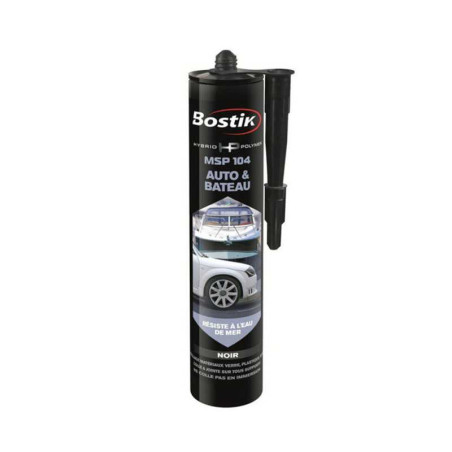 Colle de fixation ms polymère auto/bateau noir bostik 290ml