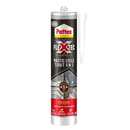 Colle de fixation PATTEX Collejointe flextec, 389G gris