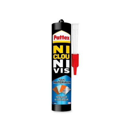 Colle de fixation pattex Ni Clou Ni Vis, 450 Gr Blanc