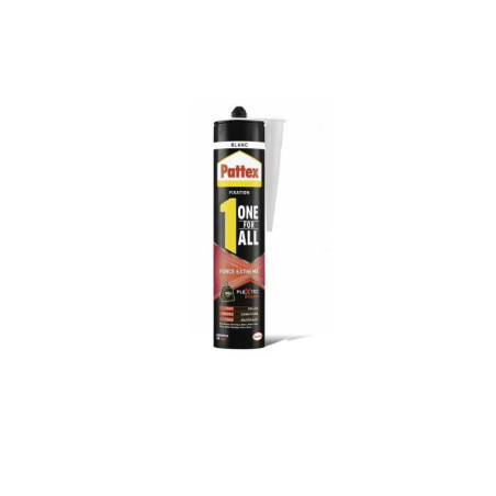 Colle Pattex ni clous ni vis objets lourds, 460G Blanc