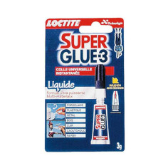 Colle super glue3 liquide 3gr sous blister - 