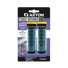 Pâté époxy toute réparation 2x48g axton - 