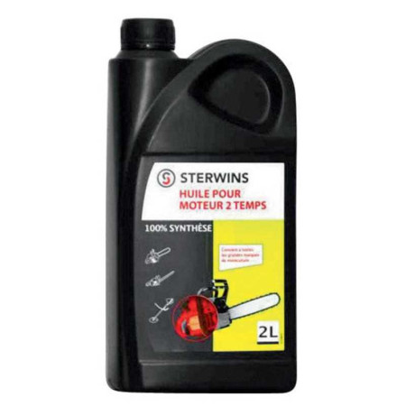 Huile pour moteur 2 temps Sterwins synthèse 2 L - 