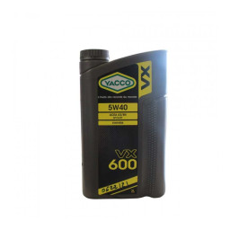 Huile VX600 5W40 YACCO 2 litres - 