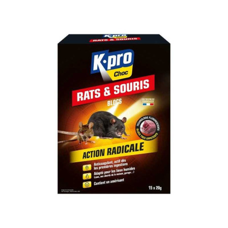 Blocs rats souris 300 gr - 