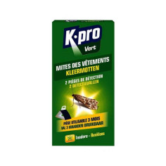 Piège à&nbsp; mites des vêtements X2 KAPO VERT - 