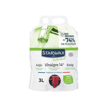 Eco recharge vinaigre liquide, SOLUVERT, 3L