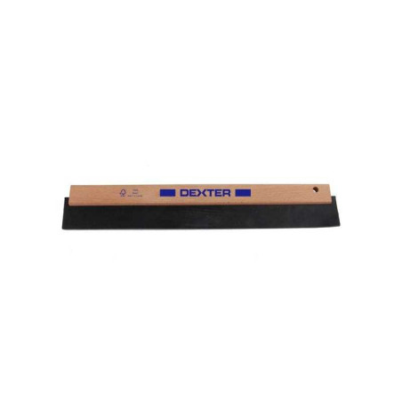Raclette caoutchouc, manche bois, 450 mm,