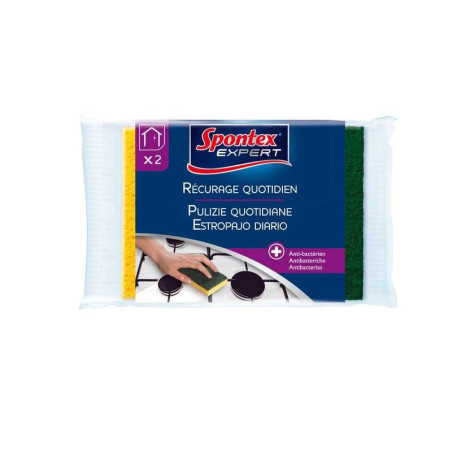 Lot de 2 éponges à&nbsp; Récurer Spontex Expert