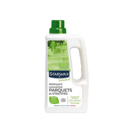 Nettoyant parquet et sol stratifie SOLUVERT 1L
