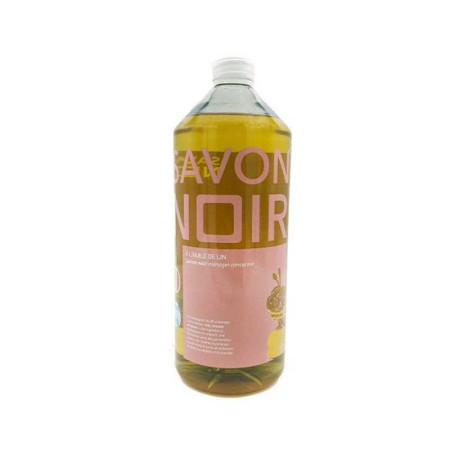 Savon noir liquide 100% à&nbsp; l'huile de lin 1 l - 