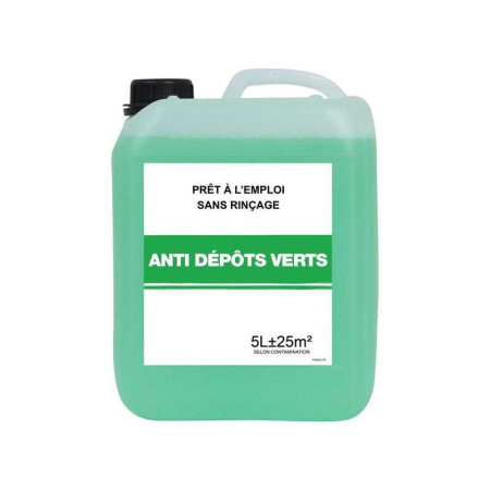 Traitement anti-dépots verts façade