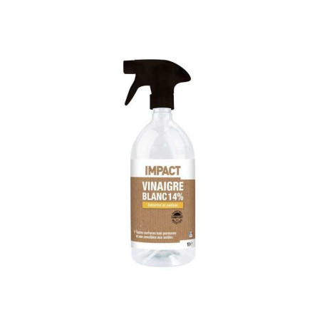 Vinaigre Blanc Ménager Liquide Impact 14àÂ° 1 L
