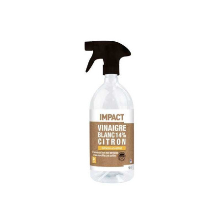 Vinaigre Blanc Ménager Liquide Multisurface Impact 14àÂ° Citron 1 L - 