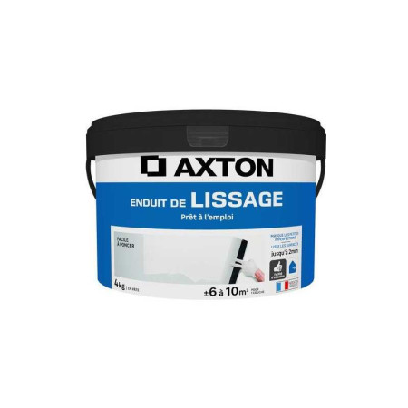 Enduit de lissage en pâte prêt à&nbsp;l'emploi blanc 4 kg - 