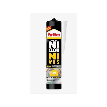 Colle Mastic Ni Clou Ni Vis Mega Power Pattex, 370 G