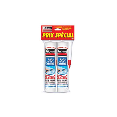 Mastic bain et cuisine transparent, 280 Ml