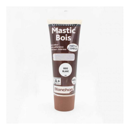 Mastic bois tube 400gr bois blanc*