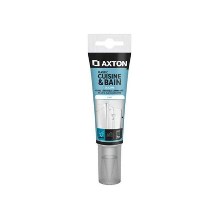 Mastic cuisine & salle de bains acétique 60 ml blanc - 
