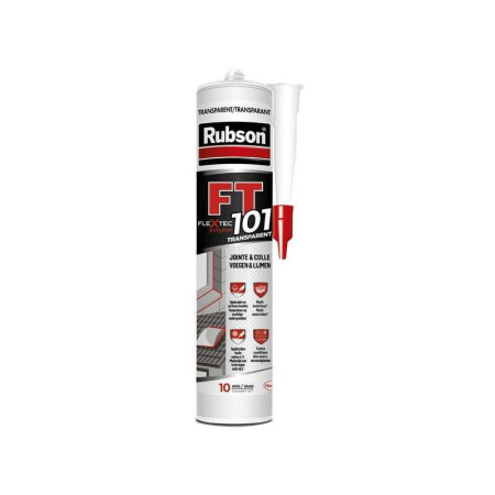 Mastic multi usages RUBSON Flextec transparent cartouche 280ml - 