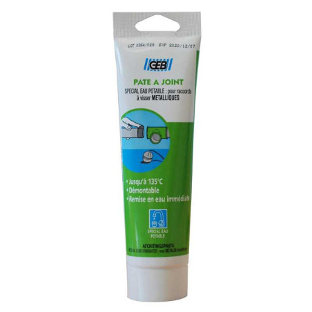 Pâte à&nbsp; joint eau potable tube 125ML