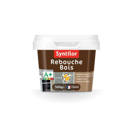 Rebouche bois Syntilor, Gris Clair, 500 G