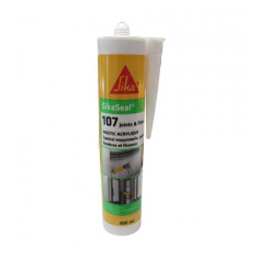 Mastic acrylic Sikaseal-107 joints et fissures blanc 300ml - 
