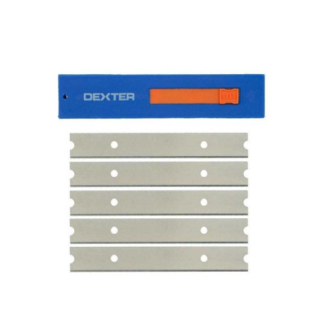 5 lames DEXTER pour grattoir 100mm - 